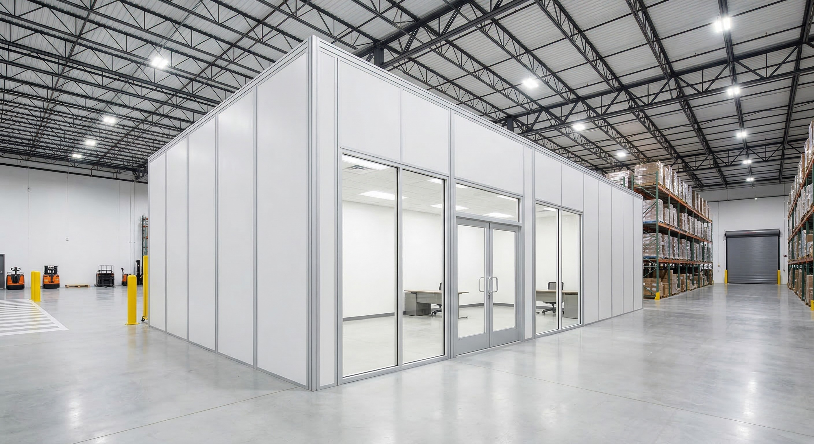 Modular Offices available from Indy Pallet Racking in Indianapolis IN