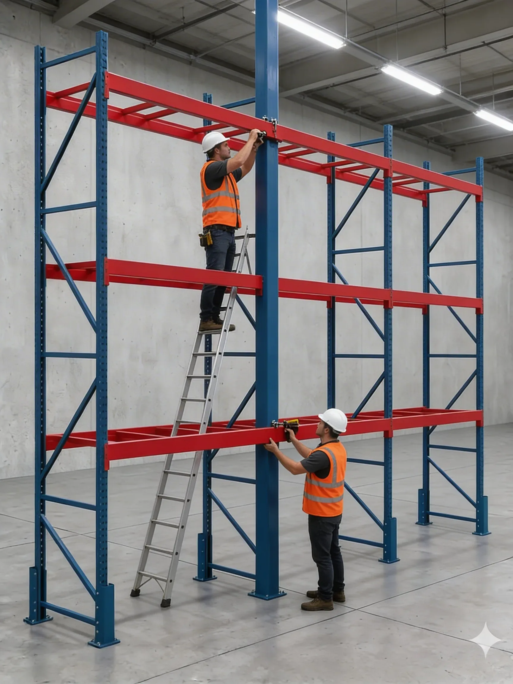 Professional pallet racking relocation team serving Indianapolis and surrounding areas